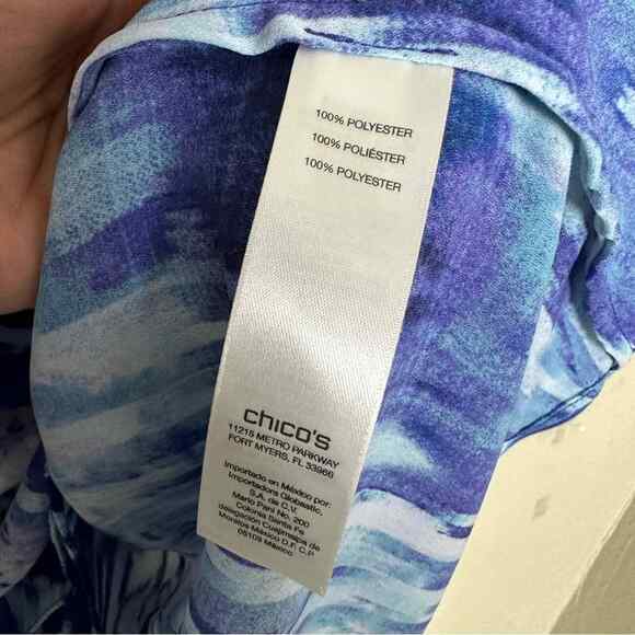 Chico's Tie Dye Tunic - Picture 9 of 9